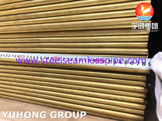 C68700 ống không may bằng đồng nhôm, ASTM B111 UNS C68700, được sử dụng trong nhà máy khử muối