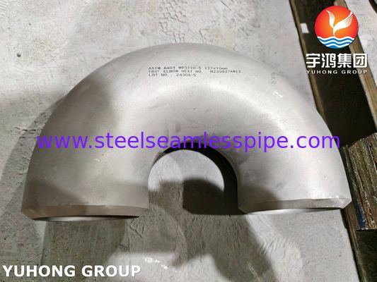 ASTM A403 WP321H Ống thép không gỉ Ứng dụng ASME B16.9 Buttweld 180° Cổ tay