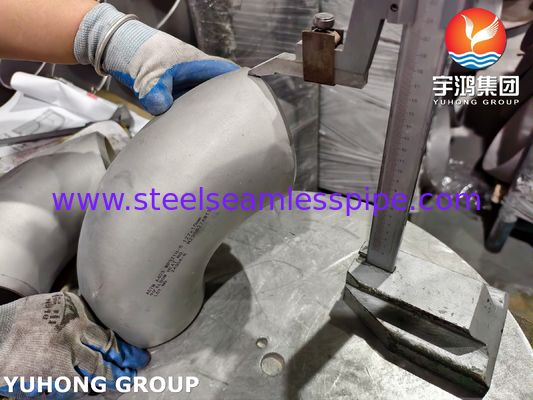 ASTM A403 WP321H Ống thép không gỉ Ứng dụng ASME B16.9 Buttweld 180° Cổ tay