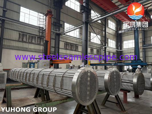 Bộ trao đổi nhiệt dạng ống và vỏ TEMA R Type bằng ống BV Inspected SA182 F11 GR.2, tối ưu hóa truyền nhiệt