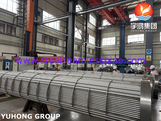Bộ trao đổi nhiệt dạng ống và vỏ TEMA R Type bằng ống BV Inspected SA182 F11 GR.2, tối ưu hóa truyền nhiệt