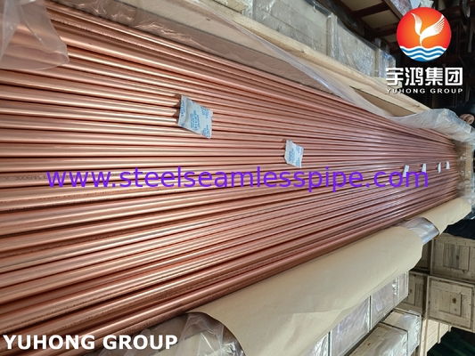 JIS H3300 C1220T ống đồng hợp kim liền mạch cho hệ thống HVAC