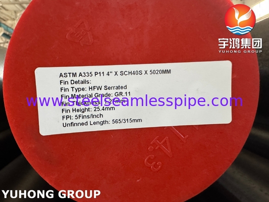 ASTM A335 P11 ống vây sợi với vây GR 11 cho hệ thống siêu nóng HSRG