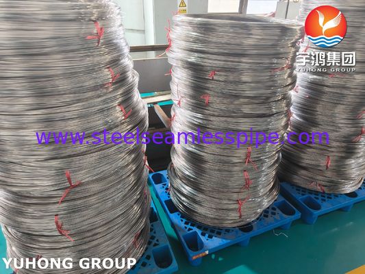 SUS304 Vòng xoắn thép không gỉ ống mạch máu y tế cho ống kim tiêm ISO9626