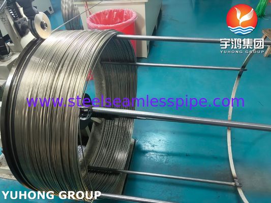 SUS304 Vòng xoắn thép không gỉ ống mạch máu y tế cho ống kim tiêm ISO9626