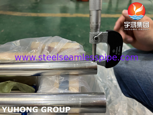 ASTM B111 / ASME SB111 C71500 ống đồng niken ống trao đổi nhiệt