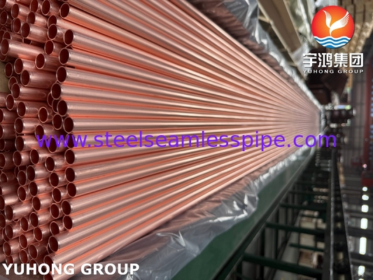 Ống đồng ASTM B111 C12200 dùng cho bộ trao đổi nhiệt ngưng tụ