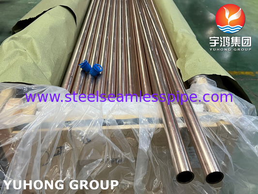ASME SB111 C70600 ống đồng niken cho máy ngưng tụ, ứng dụng trao đổi nhiệt