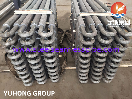 Tùy chỉnh chiều dài U Bend Fin ống trong thép cacbon 16-219mm đường kính cho công nghiệp