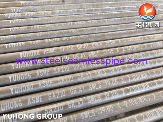 ASTM A210 / ASME SA210 Gr A1 ống thép carbon trung bình liền mạch cho tường tối thiểu nồi hơi