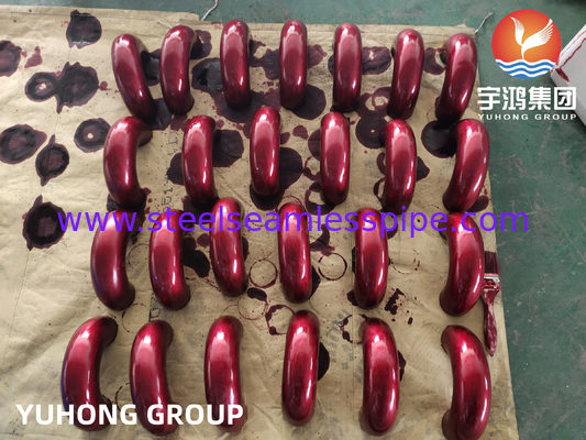Thép Duplex ASTM A815 S32205 Return Bend Elbow cho nhà máy điện đường ống