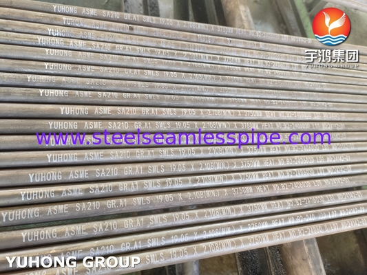 ASME SA210 lớp A1 ống nồi hơi liền mạch và ống siêu nóng thép cacbon