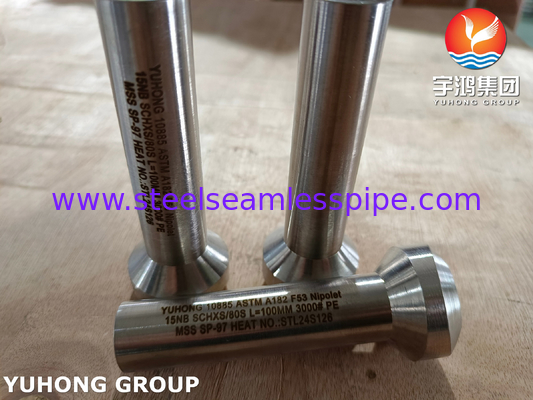 Phụ kiện Nipolet ASTM A182 F53 Thép Siêu Song Công 2507 MSS SP-97