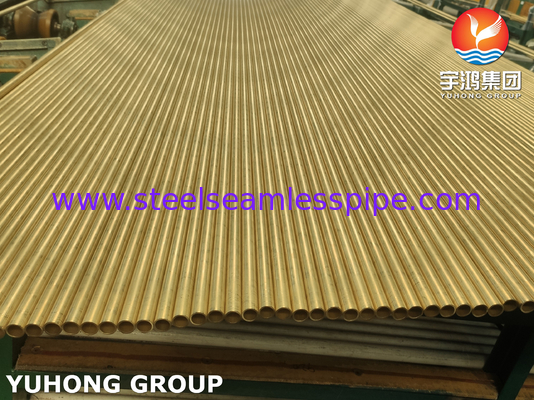 Ống hợp kim đồng liền mạch ASTM B111 C68700 cho bộ trao đổi nhiệt