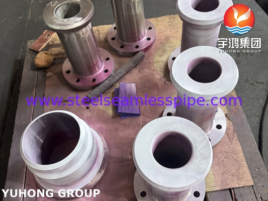 Ống phun tự gia cường ASME SA182 cho Bộ trao đổi nhiệt API663