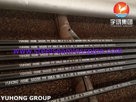 Ống thép hợp kim ferit liền mạch ASME SA335 P9 dùng cho dịch vụ nhiệt độ cao