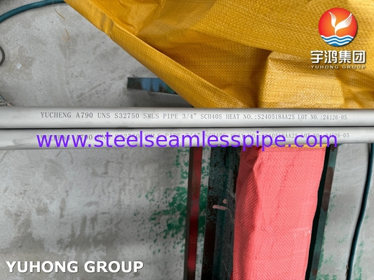 Ống thép không gỉ song công ASTM A790 S32750 cho đường ống và nhà máy điện