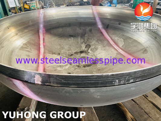Đầu elip ASME U Stamp 2:1 Q245R được chứng nhận NACE cho các bình chứa dịch vụ chua trong nhà máy lọc dầu