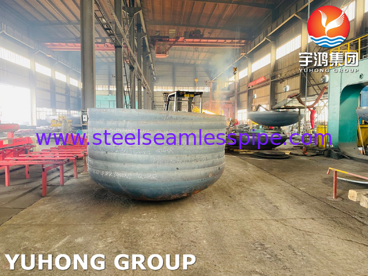 Đầu elip ASME U Stamp 2:1 Q245R được chứng nhận NACE cho các bình chứa dịch vụ chua trong nhà máy lọc dầu