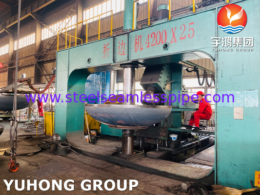 Đầu elip ASME U Stamp 2:1 Q245R được chứng nhận NACE cho các bình chứa dịch vụ chua trong nhà máy lọc dầu