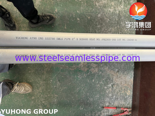 ASTM A790 UNS S32750 Bơm thép không gỉ Austenitic Super Duplex không gỉ liền mạch cho các ứng dụng dầu khí