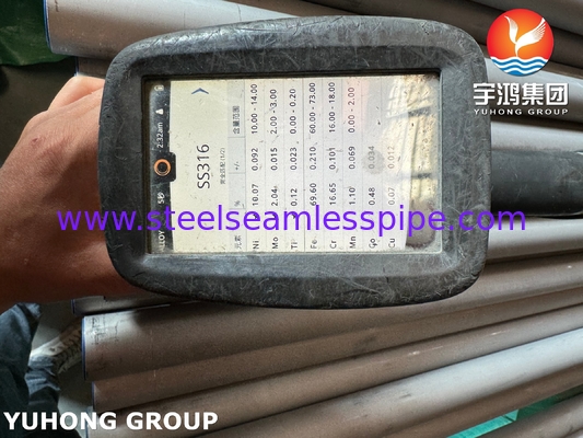 Ống thép không gỉ liền mạch ASME SA213 TP316 (UNS S31600) dùng cho bộ trao đổi nhiệt và nồi hơi