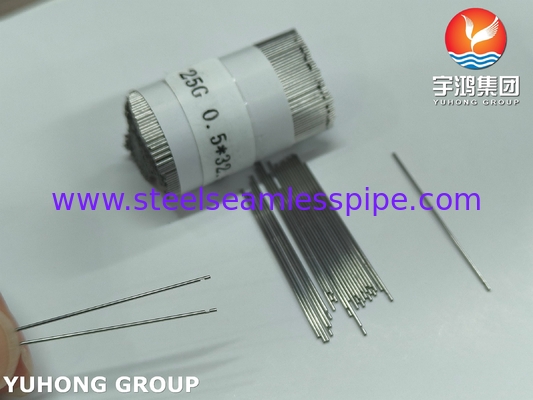 Ống kim nha khoa tưới tiêu lỗ đơn bằng thép không gỉ y tế 25G*32.5MM ISO9626