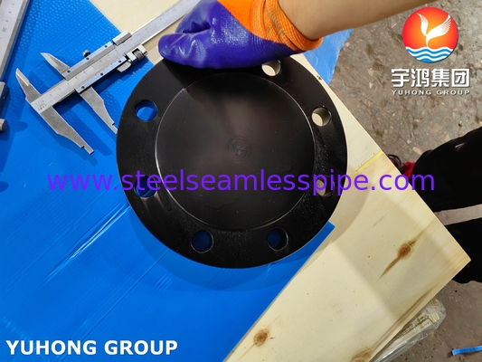 A105 Thép carbon thấp Blind Flange, được rèn và chuẩn hóa, ASME B16.5 / EN1092-1, được sử dụng trong đường ống dẫn dầu và khí