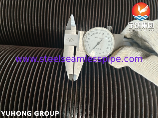 Thép cacbon A106 GR.B ống vây xoắn ốc cho máy sưởi và máy tiết kiệm