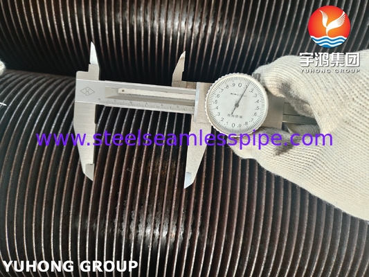 Thép cacbon A106 GR.B ống vây xoắn ốc cho máy sưởi và máy tiết kiệm