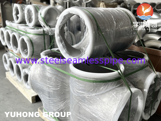 Duplex Alloy Steel Equal Tee, A815 S32750 / SAF 2507 Butt-Weld Fitting, Hệ thống khử muối nước biển