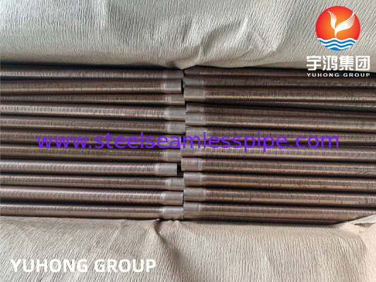 Ống vây thấp bằng thép đồng niken ASTM B111 C70600 cho bộ trao đổi nhiệt