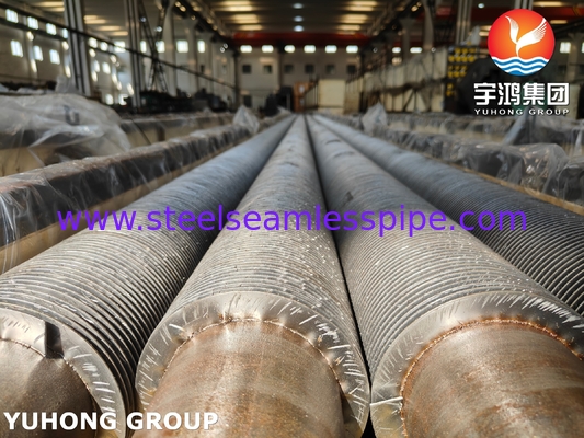 Ống thép hợp kim liền mạch ASME SA335 P22 HFW Solid Fin Tube cho Hệ thống HRSG