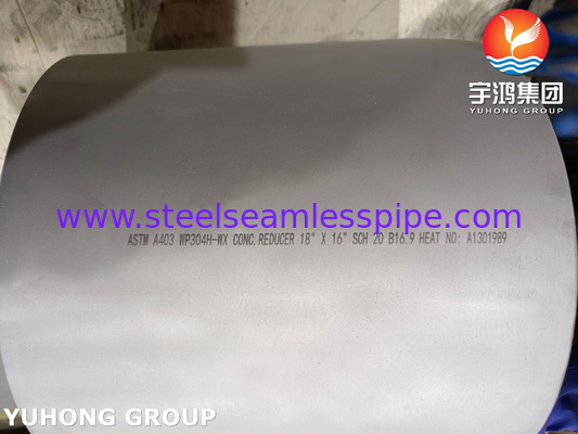 Thép không gỉ BUTT WELD FITNING 90° LR ELBOW CON.REDUCER A403 WP304H B16.9