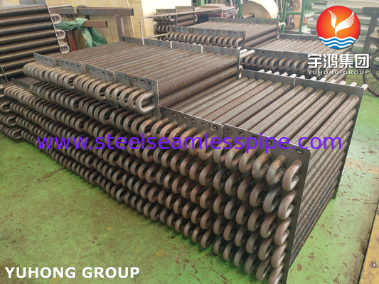 Ống thép carbon ASTM A106 Gr.B U-bend HFW có cánh tản nhiệt đặc cho bộ tiết kiệm khí thải động cơ diesel