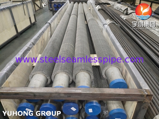 ASME SA192 Carbon Steel Serrated Fin Tube With CS Fin Strip For Economizer And Heat Recovery (Màn ống ngây ngô bằng thép cacbon với dải ngây ngô CS để tiết kiệm và phục hồi nhiệt)