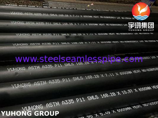 Ống không liền mạch nhiệt độ cao ASTM A335 P11 Đường ống xăng dầu hóa học và nhà máy điện