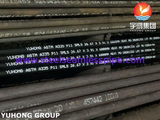 Ống không liền mạch nhiệt độ cao ASTM A335 P11 Đường ống xăng dầu hóa học và nhà máy điện