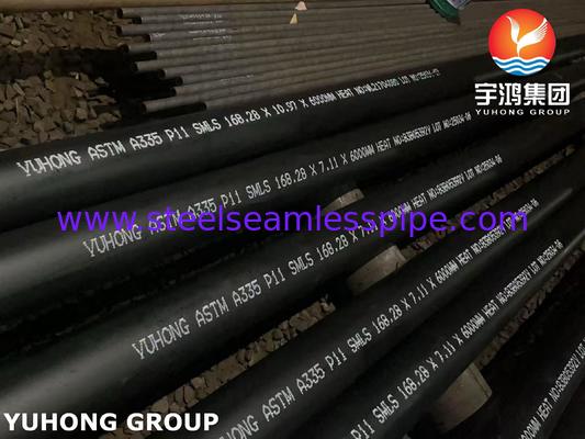 Ống không liền mạch nhiệt độ cao ASTM A335 P11 Đường ống xăng dầu hóa học và nhà máy điện