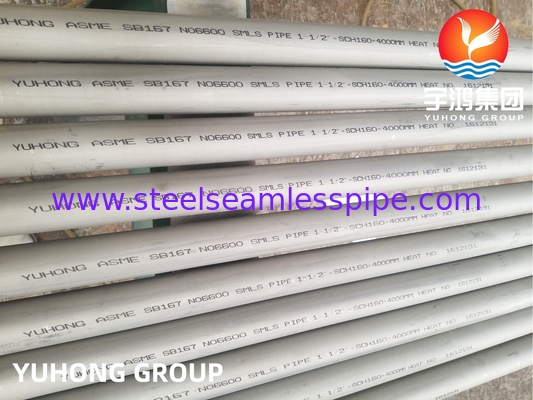 ASME SB167 hợp kim 600 / N06600, ống hợp kim niken-crôm-sắt, được sử dụng trong ngành công nghiệp vũ trụ chế biến hóa học