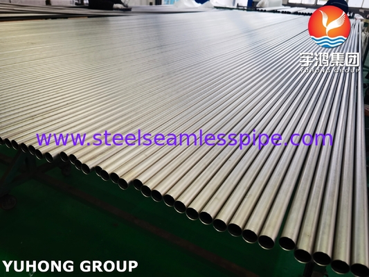ASME SB338 UNS R50400 Tiêu chuẩn 2 ống thép hợp kim titan cho máy ngưng tụ và trao đổi nhiệt
