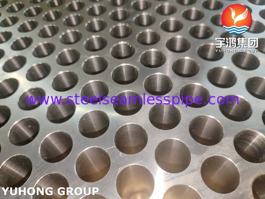 Tấm đục ống thép không gỉ ASTM A182 F316Ti Chống ăn mòn, Chống hóa chất và xói mòn nước biển