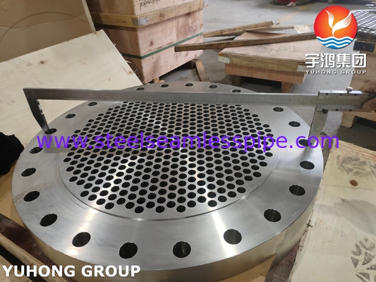 Tấm đục ống thép không gỉ ASTM A182 F316Ti Chống ăn mòn, Chống hóa chất và xói mòn nước biển