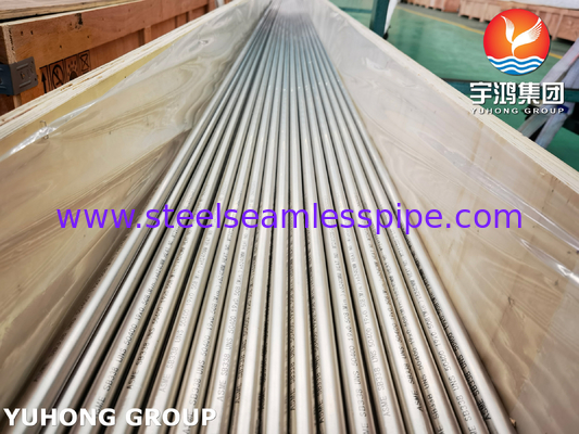 ASME SB338 UNS R50400 ống titan liền mạch cho máy ngưng tụ và máy trao đổi nhiệt