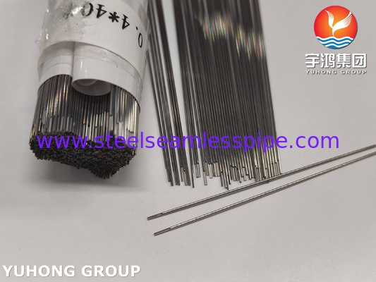 Ống kim tưới SUS304 cho điều trị ống tủy, Đầu khía vát một nửa, 27G