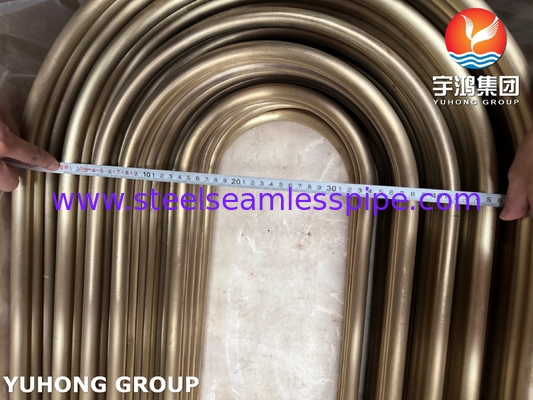 Chống nước biển ASTM B111 C44300 ống U-Bend Nhà cung cấp trao đổi nhiệt