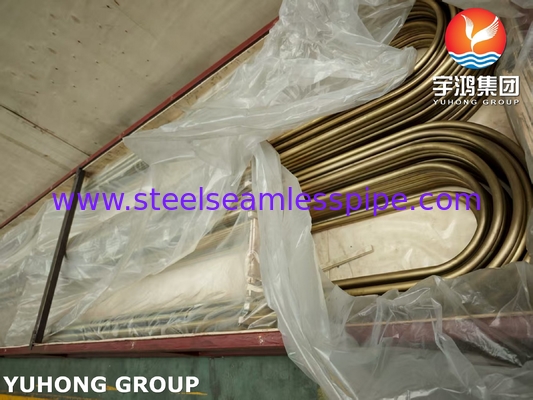 Chống nước biển ASTM B111 C44300 ống U-Bend Nhà cung cấp trao đổi nhiệt