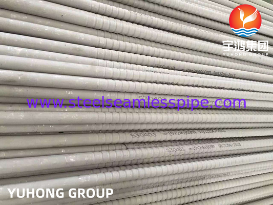 Ống cánh tản nhiệt gợn sóng bằng thép không gỉ TP304 / TP304L TP316 / TP316L cho bộ trao đổi nhiệt
