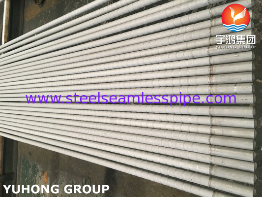 Ống cánh tản nhiệt gợn sóng bằng thép không gỉ TP304 / TP304L TP316 / TP316L cho bộ trao đổi nhiệt