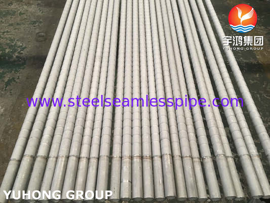 Ống cánh tản nhiệt gợn sóng bằng thép không gỉ TP304 / TP304L TP316 / TP316L cho bộ trao đổi nhiệt